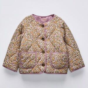 Zara Floral Quilted Jacket